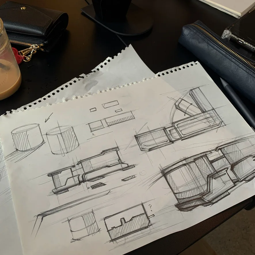 Sketches on my desk